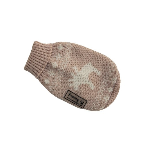 CAPPOTTINO PER CANI ELK Lana BEIGE - 15CM