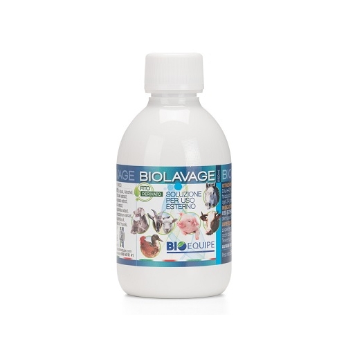 BIOLAVAGE - Per: piaghe, ulcere, ascessi di cani e gatti - Flacone 250ml