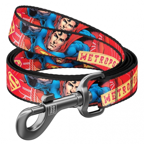Guinzaglio WAUDOG SUPERHERO Superman in Nylon per cani