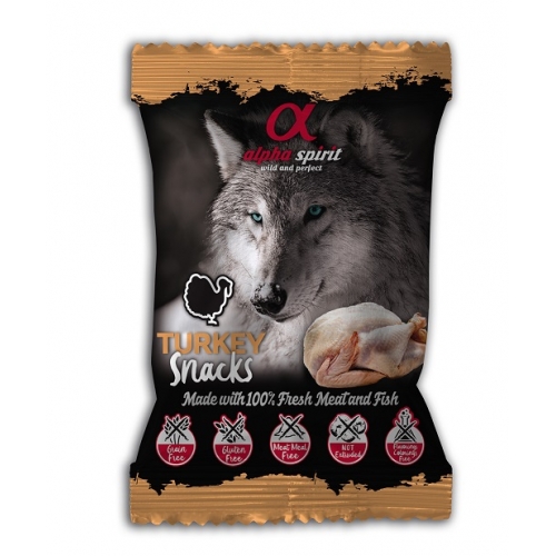 Snack Cane Alpha Spirit - Tacchino - 50 g