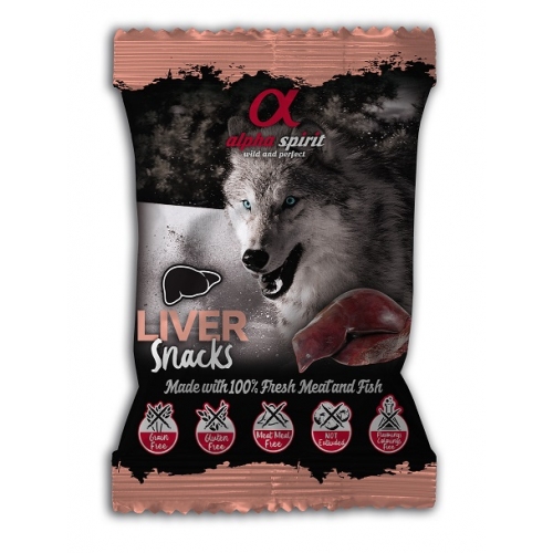 Snack Cane Alpha Spirit - Fegato - 50 g