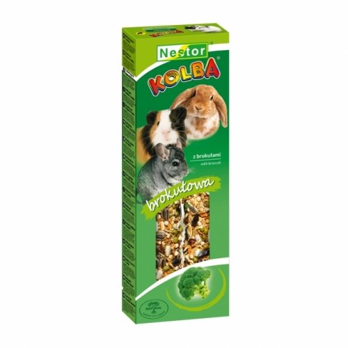 N. 2 Stick  per Roditori con BROCCOLI - 115 gr