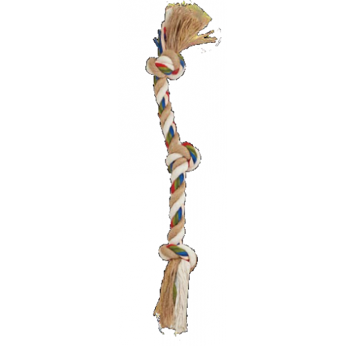 FOFOS Flossy 3 Knots Rope Toy