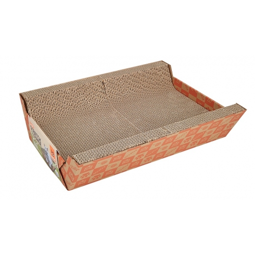 Tiragraffi FOFOS Scratcher Lounge 2 in 1 con Catnip - 47x36x11 cm