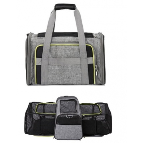 TRASPORTINO/BORSA HK Espandibile - GRIGIO 49x28x28 cm